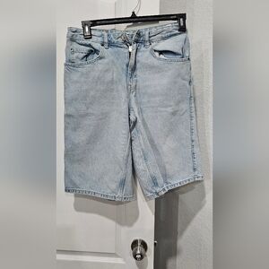 Men's Light Blue Denim Shorts